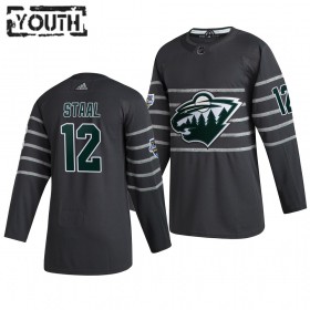 Minnesota Wild Eric Staal 12 Grijs Adidas 2020 NHL All-Star Authentic Shirt - Kinderen